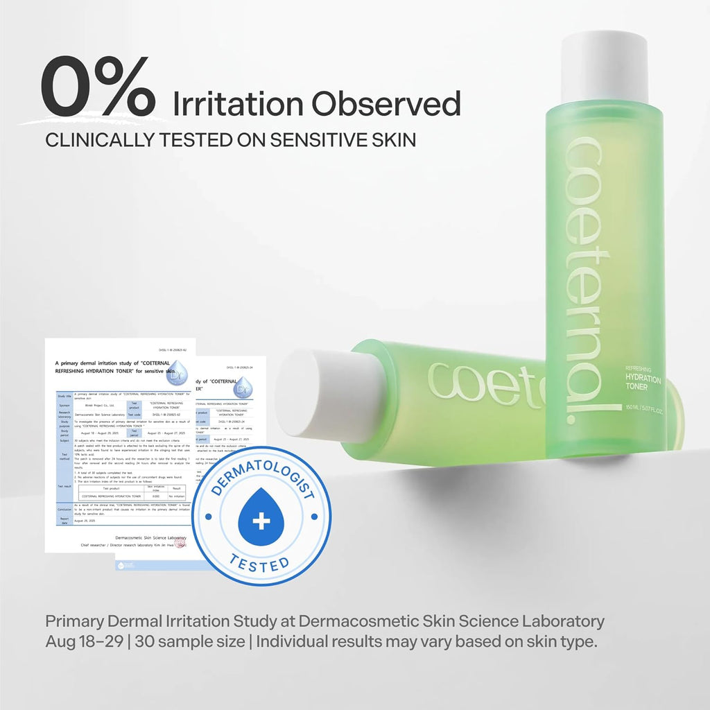 Refreshing Hydration Toner, Korean Face Toner with Hyaluronic Acid & Algae11, Hydrating & Calming for Glass Skin, Dry or Oily Skin, K-Beauty Skincare 150ml / 5.07 fl.oz.